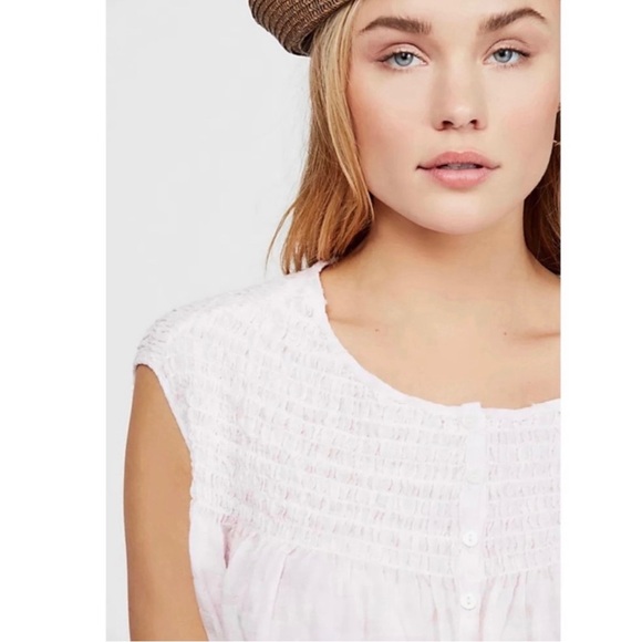 NEW FREE PEOPLE OMBRÉ SLEEVELESS BLOUSE - Picture 3 of 9